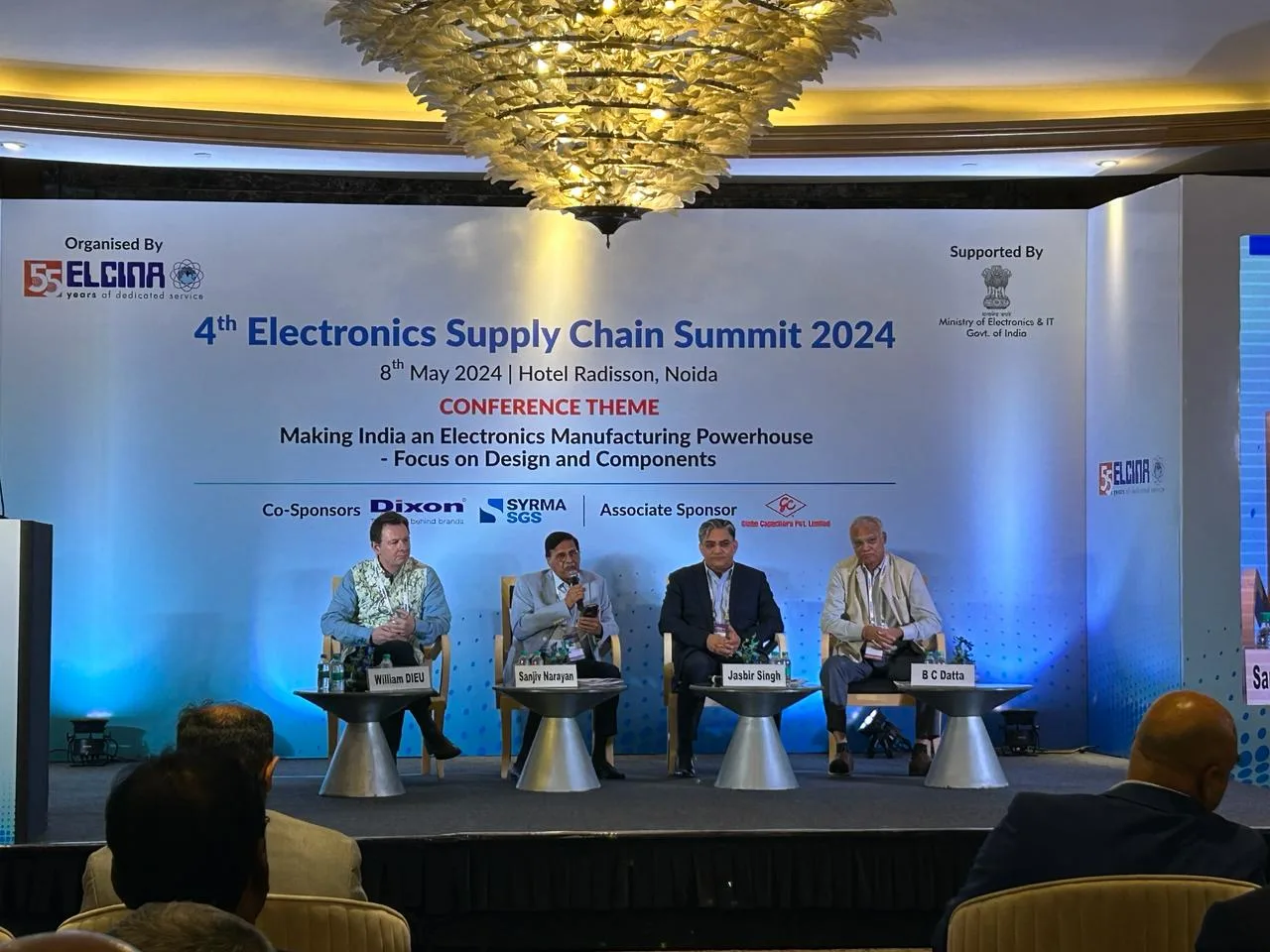 Syrma SGS is excited to be part of the 4th Electronics Supply Chain Summit 2024 in Noida!